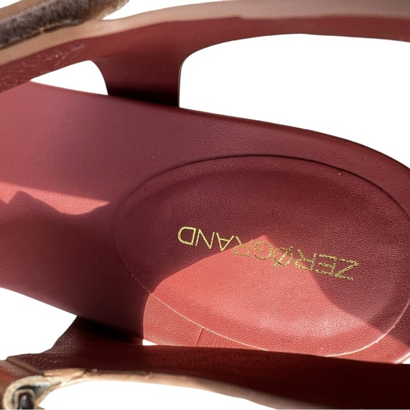 Cole Haan Women's ZERØGRAND Sandal in Gold and White NIB 7.5 - Picture 6 of 8